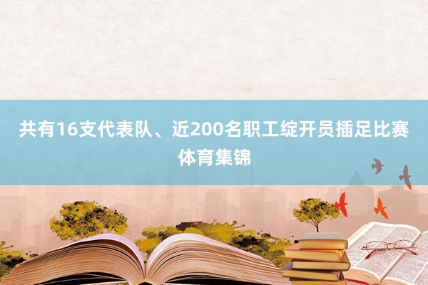 共有16支代表隊、近200名職工綻開員插足比賽體育集錦